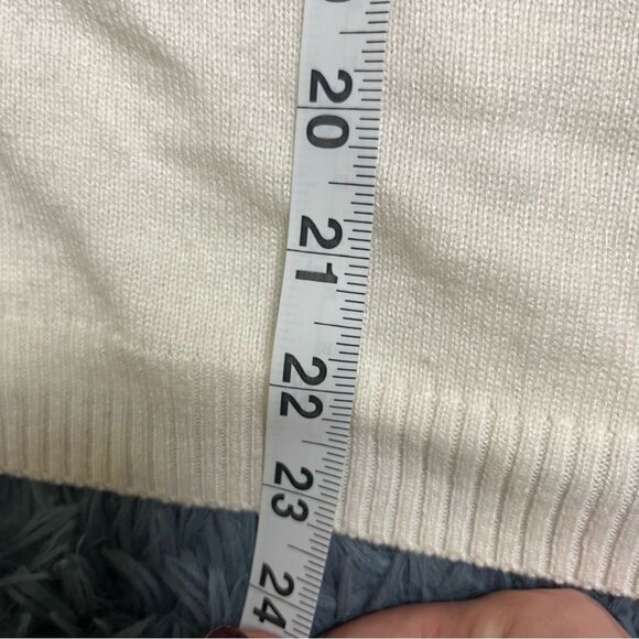Prins Wool Cashmere Ruffle Sweater Size L - Picture 5 of 5